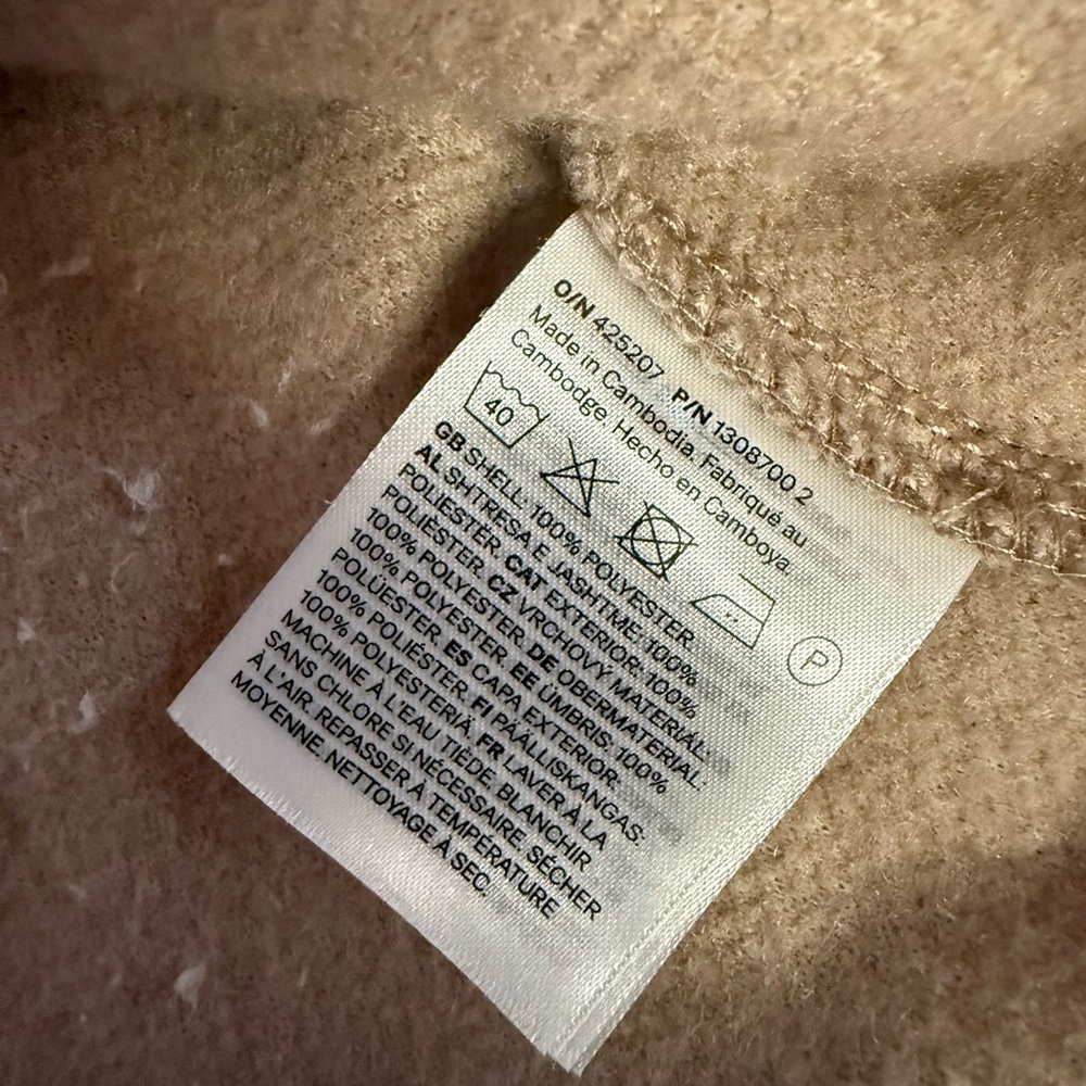 H&M Teddy Fleece Cardigan Jacket Small - Picture 5 of 7